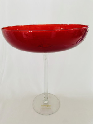 COMPOTEIRA BOCA LARGA VERMELHA (G) LOCAÇÃO COMPOTEIRA BOCA LARGA VERMELHA (G) LOCAÇÃO