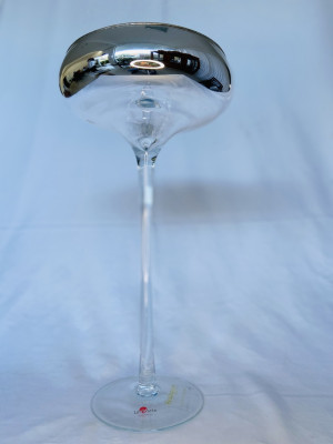 COMPOTEIRA PÉ ALTO PRATA (M) - LOCAÇÃO 